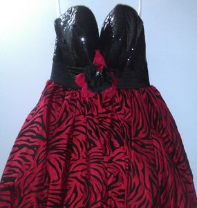 Animal print dress